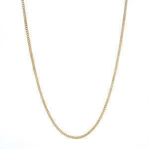 Gouden gourmet lengtecollier 14 krt