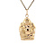 vintage Gold vintage Buddha pendant 14 kt