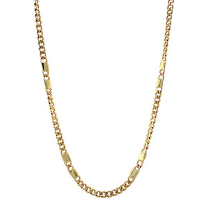 Gouden fantasie collier 14 krt