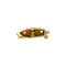 vintage Gouden vintage broche met robijn en diamant 14 krt