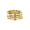 vintage Gouden vintage ring met saffier en diamant 18 krt