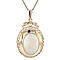 vintage Golden vintage pendant with opal 14 kt