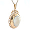 vintage Golden vintage pendant with opal 14 kt