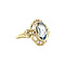 vintage Gouden vintage ring met spinel 14 krt
