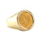 vintage Golden vintage coin ring 14 carat