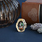 vintage Gold vintage ring with enamel 14 kt