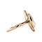 vintage Gold vintage ring with enamel 14 kt