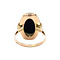 vintage Gold vintage ring with enamel 14 kt