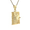 vintage Golden vintage locket with engraving 14 carat