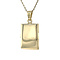 vintage Golden vintage locket with engraving 14 carat