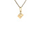 vintage Golden vintage dice pendant 14 carat