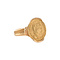 vintage Golden vintage coin ring 14 carat