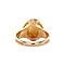 vintage Gouden vintage munt ring 14 krt