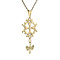 vintage Gold vintage Huguenot cross pendant 14 kt