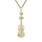 vintage Gouden vintage viool hanger 14 krt