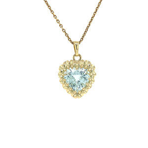 Sophia hanger 14 krt - Aqua