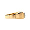 vintage Gouden vintage rijring met diamant 14 krt