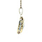vintage Gold vintage pendant with spinel 14 kt