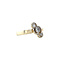 vintage Vintage ring met diamant 12 krt