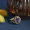 vintage Vintage ring met amethist 8 krt