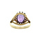 vintage Vintage ring met amethist 8 krt