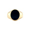 vintage Gold vintage signet ring with onyx 14 kt