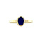 vintage Golden vintage ring with lapis lazuli 14 ct