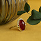 vintage Gold vintage ring with carnelian 14 kt