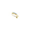 vintage Gouden vintage broche met opaal triplet 14 krt