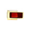 vintage Gold vintage signet ring with carnelian 14 kt