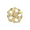 vintage Gouden vintage bloem broche 14 krt