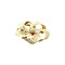 vintage Gouden vintage bloem broche 14 krt