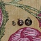 vintage Roségouden vintage hanger met Jozef, Maria en Jezus 14 krt