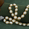 vintage Gouden vintage collier met opaal 14 krt