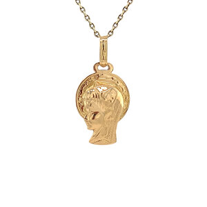 Gouden Maria hanger 18 krt