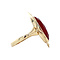 vintage Gouden vintage ring met carneool 14 krt
