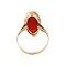 vintage Gouden vintage ring met carneool 14 krt
