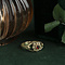 vintage Gold vintage ring with garnet 14 carat