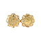 vintage Golden vintage coin earrings 14 kt
