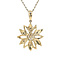 vintage Vintage fantasie entourage hanger met parel en diamant 8 krt