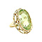 vintage Gouden vintage ring met spinel 14 krt