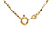 vintage Golden vintage Venetian necklace with green onyx 14 carat