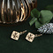vintage Roségouden vintage fantasie oorhangers 14 krt