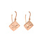 vintage Roségouden vintage fantasie oorhangers 14 krt