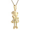 vintage Gold vintage Minnie Mouse pendant 14 kt