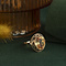 vintage Roségouden vintage ring met saffier 14 krt