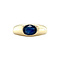 vintage Gouden vintage ring met saffier 14 krt