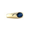 vintage Gouden vintage ring met saffier 14 krt