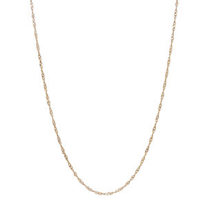 Gouden singapore collier 14 krt