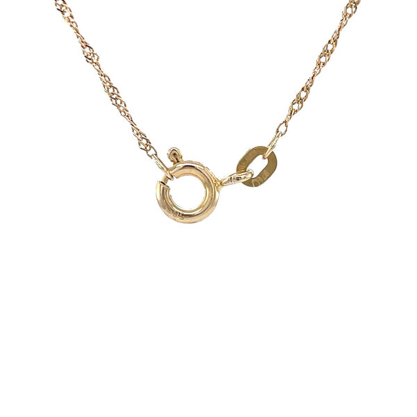 vintage Golden vintage Singapore necklace 14 carat